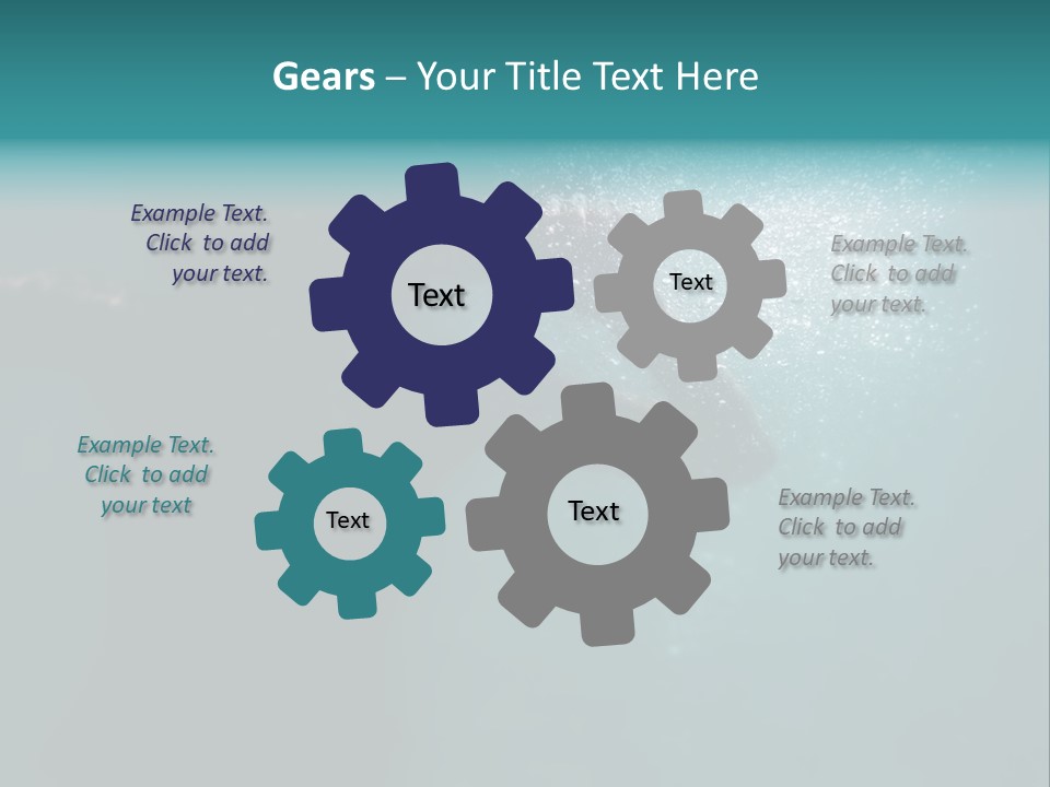 Healthy Under Pool PowerPoint Template