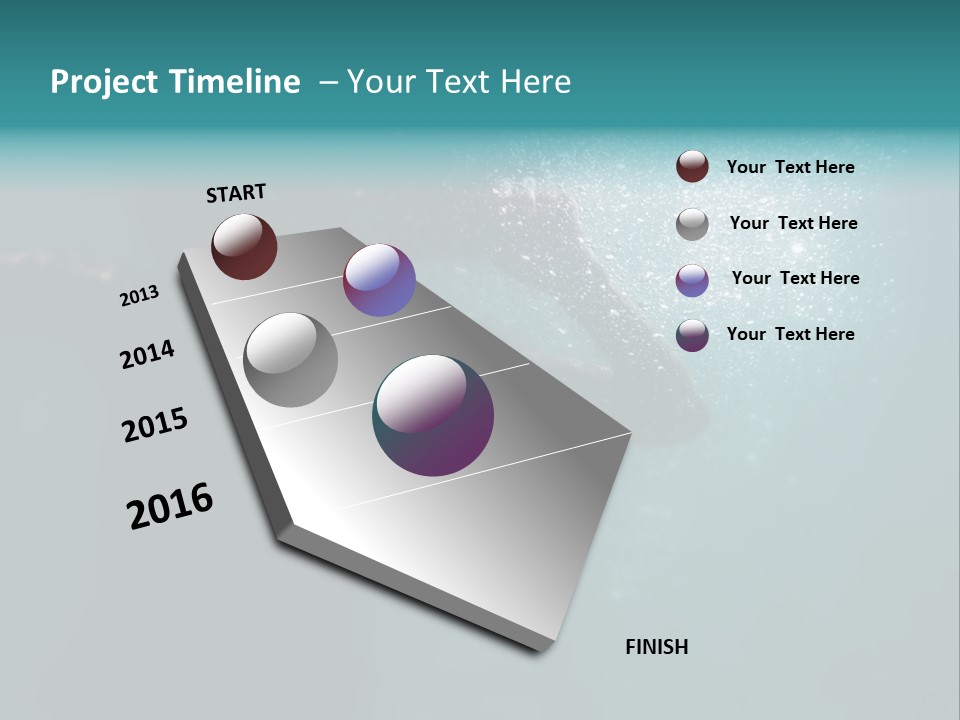 Healthy Under Pool PowerPoint Template