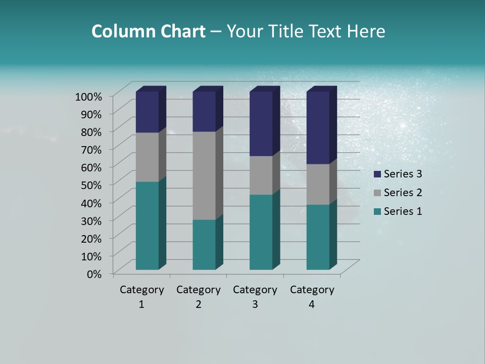 Healthy Under Pool PowerPoint Template