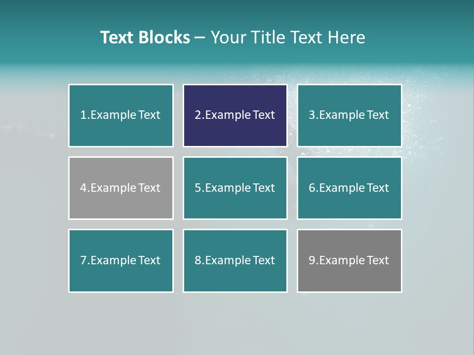 Healthy Under Pool PowerPoint Template