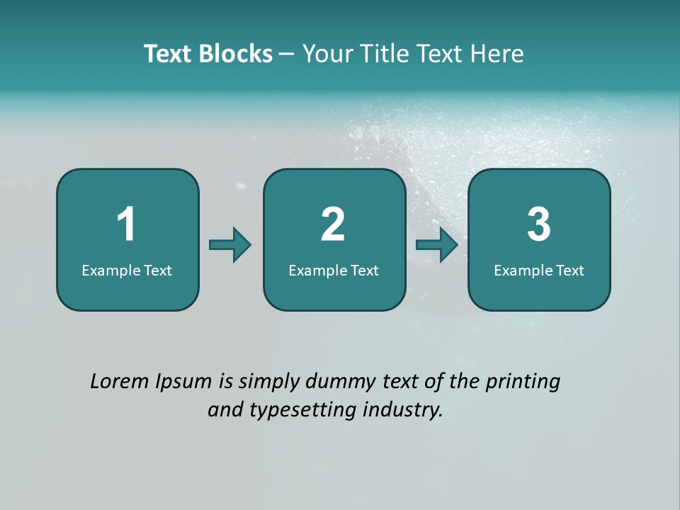 Healthy Under Pool PowerPoint Template