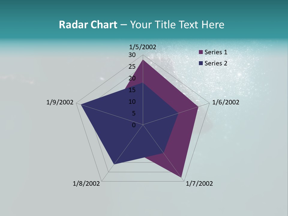 Healthy Under Pool PowerPoint Template
