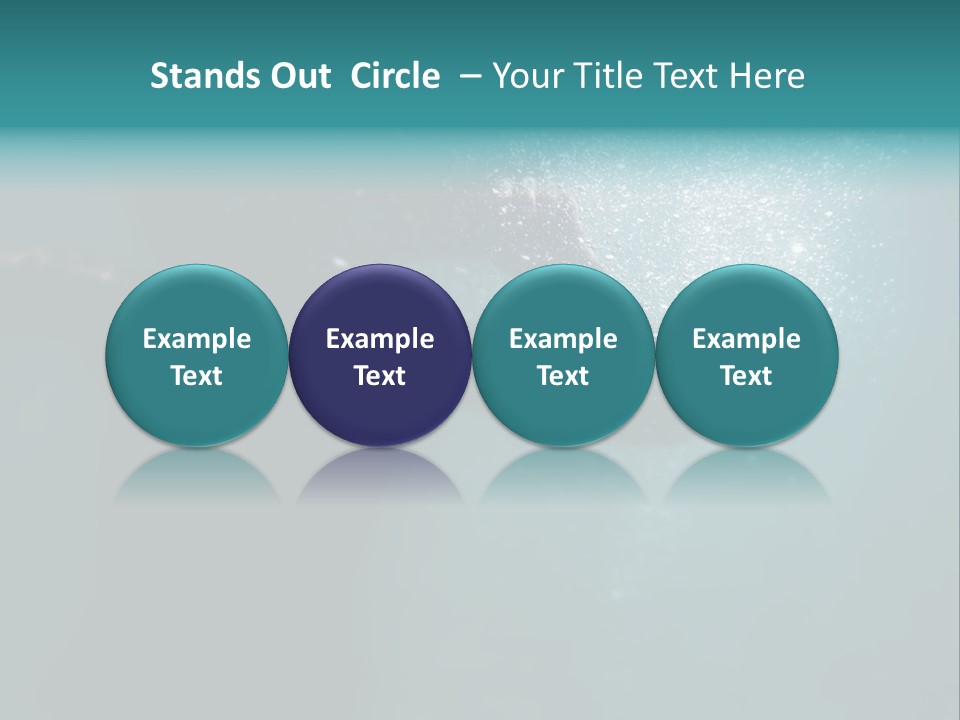 Healthy Under Pool PowerPoint Template