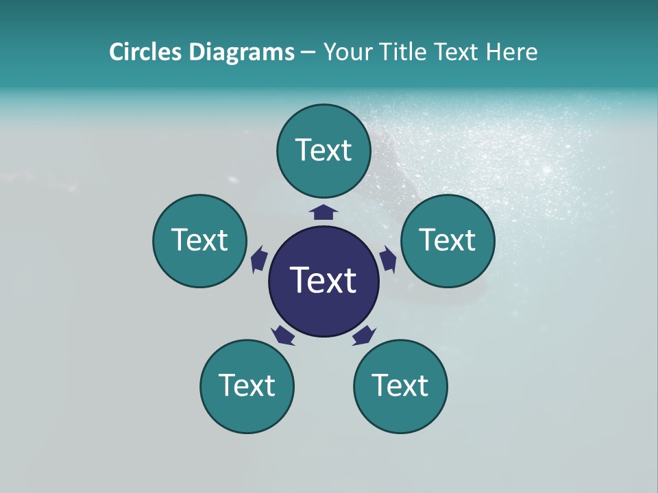 Healthy Under Pool PowerPoint Template