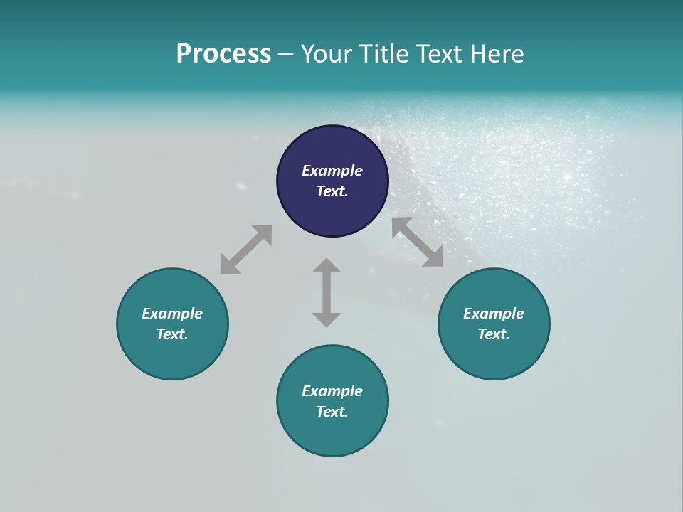 Healthy Under Pool PowerPoint Template
