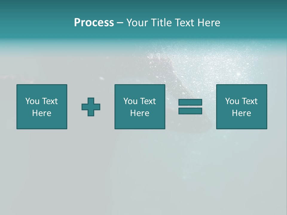 Healthy Under Pool PowerPoint Template