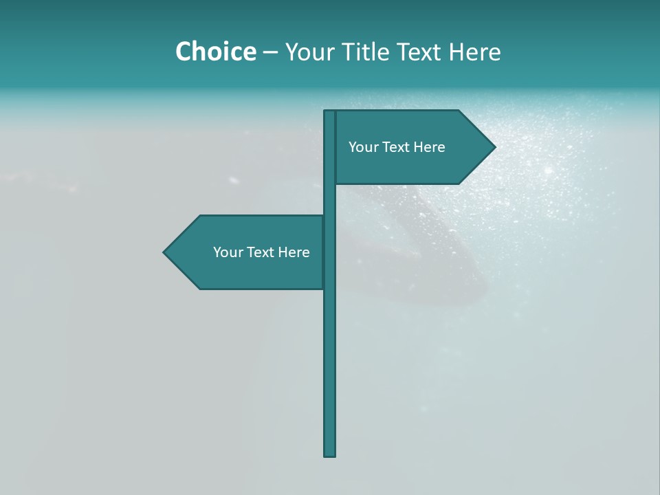 Healthy Under Pool PowerPoint Template