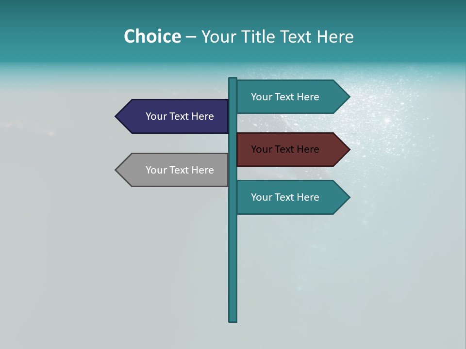 Healthy Under Pool PowerPoint Template
