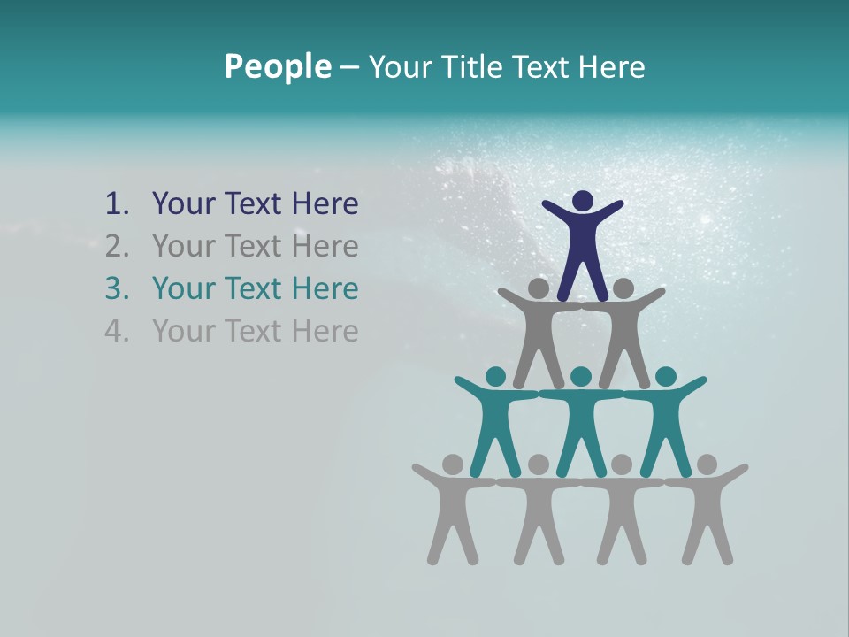 Healthy Under Pool PowerPoint Template