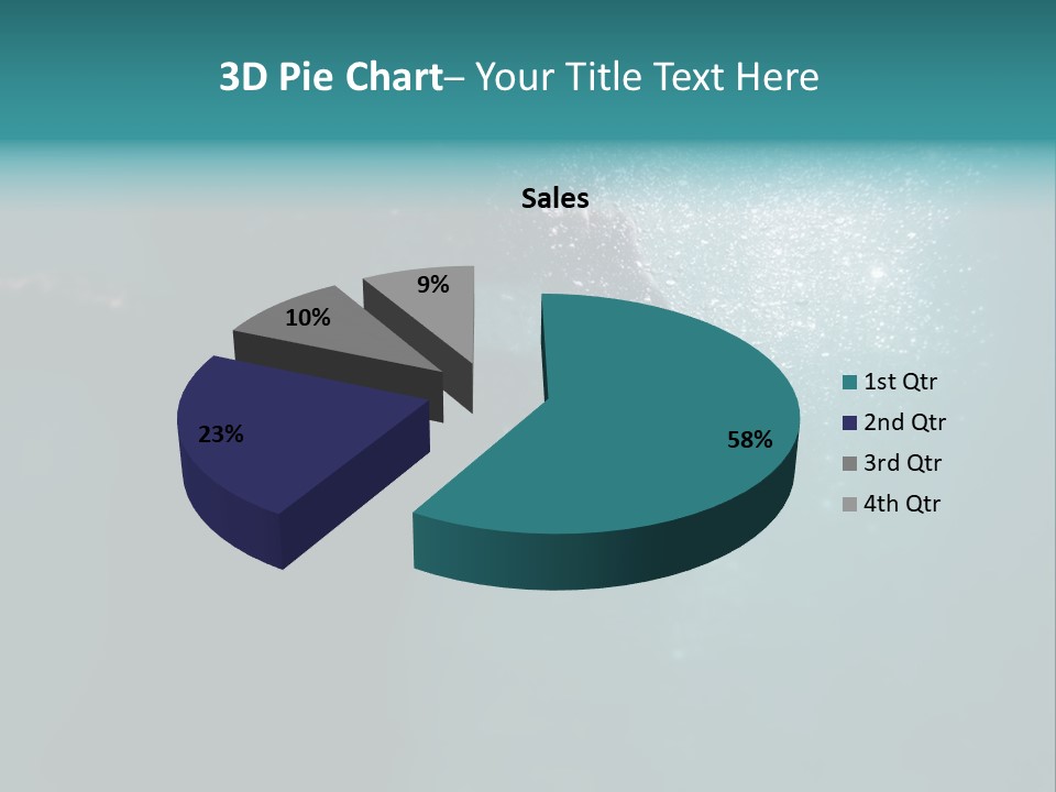 Healthy Under Pool PowerPoint Template