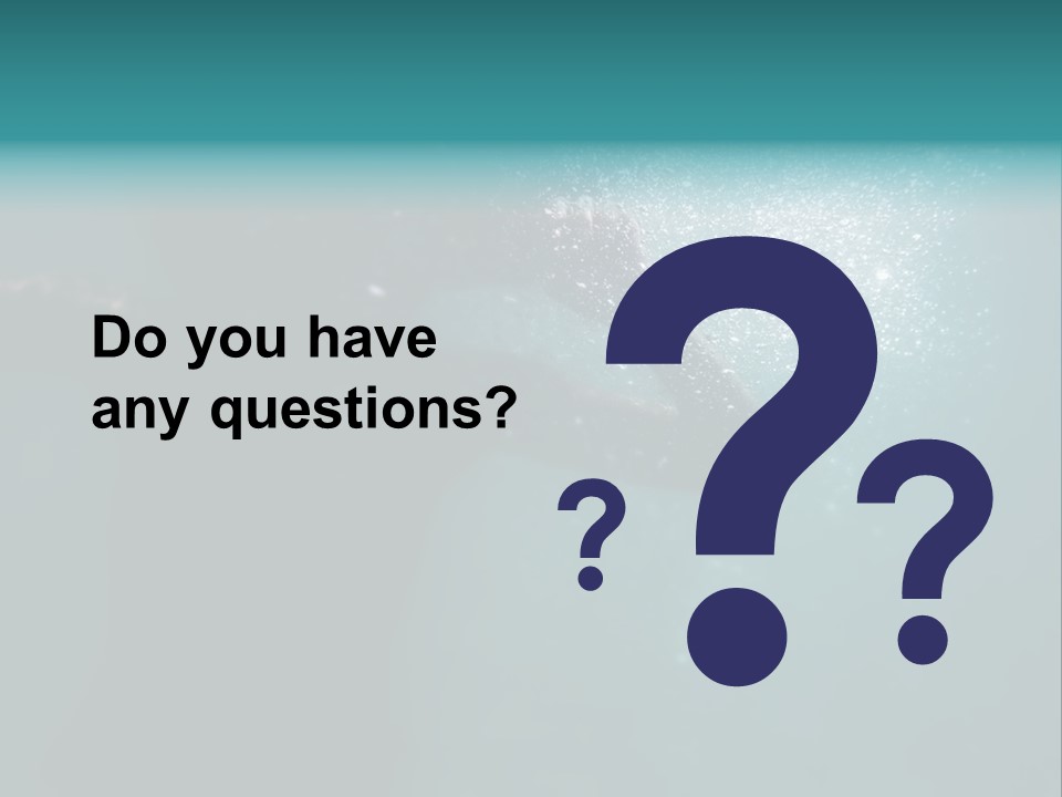 Healthy Under Pool PowerPoint Template