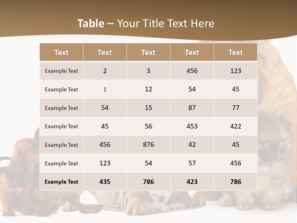 Shar Pei Mammal Background PowerPoint Template