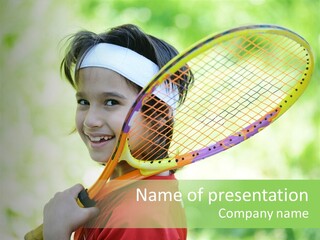Smile Game Adolescent PowerPoint Template