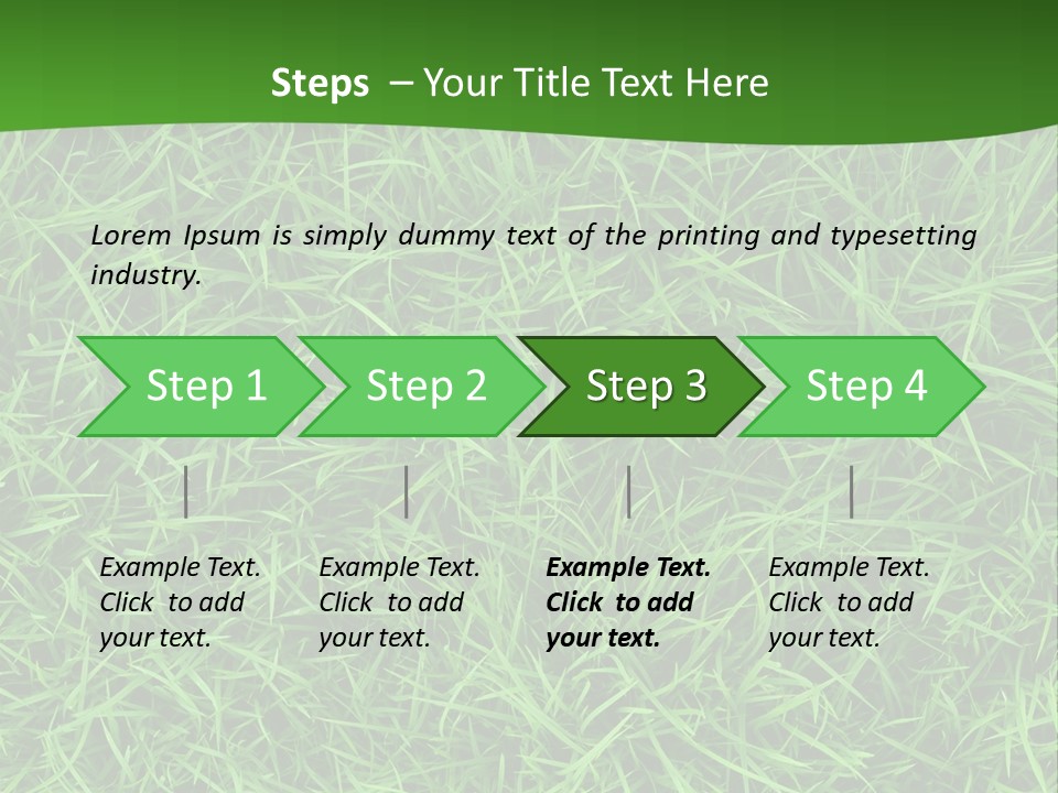 Turf Environment Green PowerPoint Template