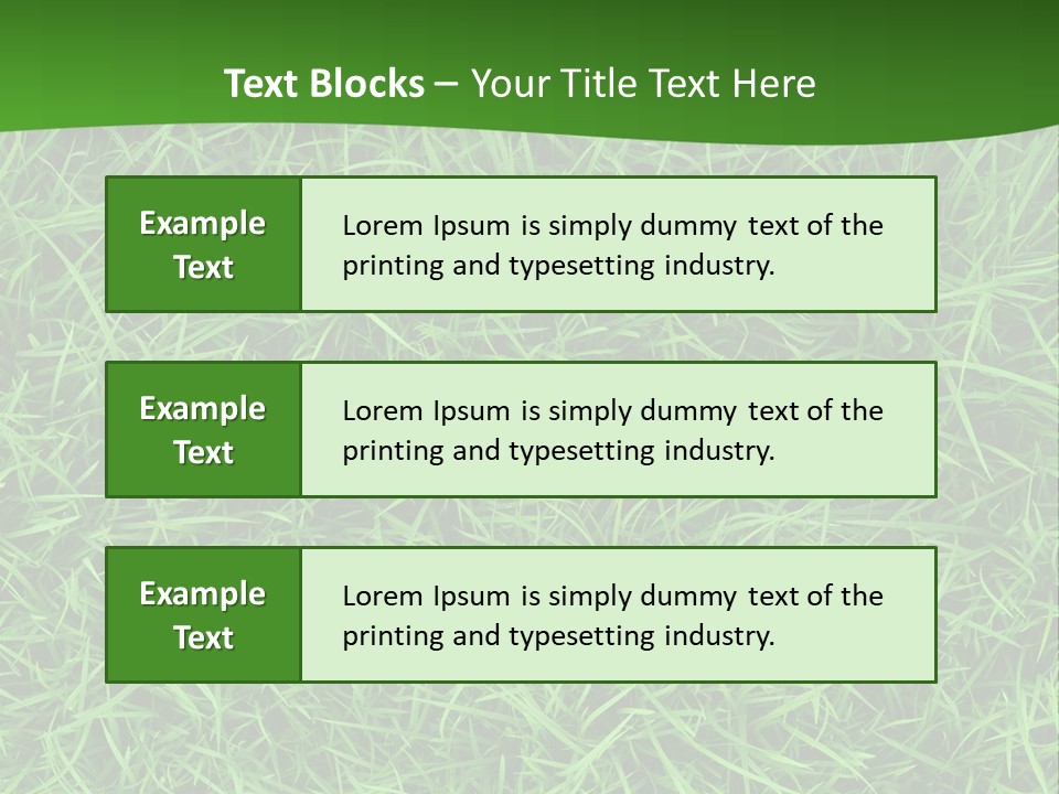 Turf Environment Green PowerPoint Template