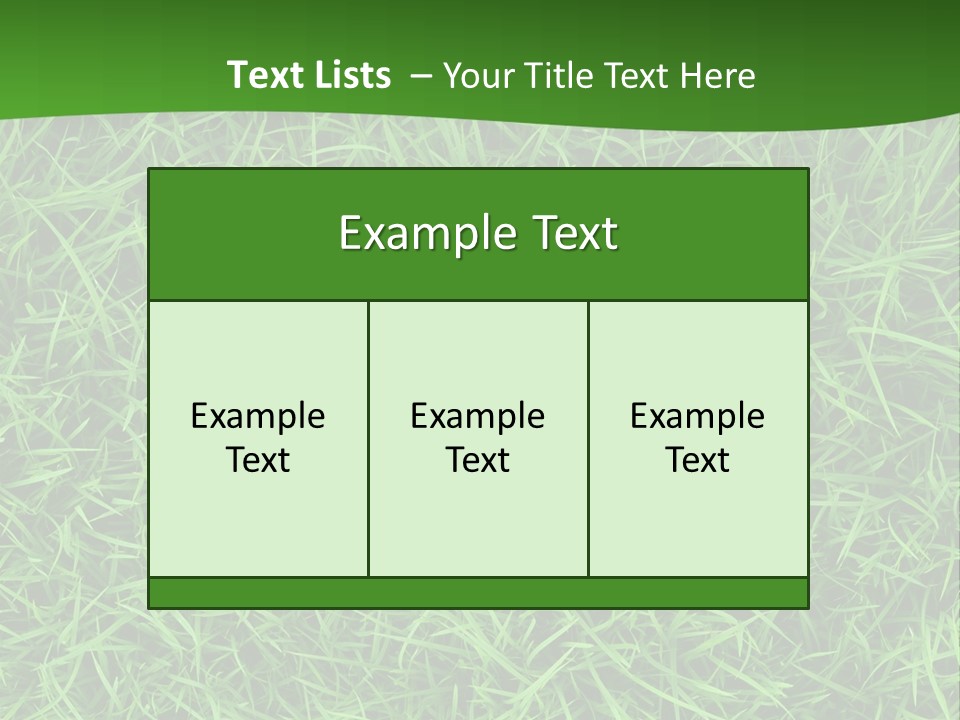 Turf Environment Green PowerPoint Template