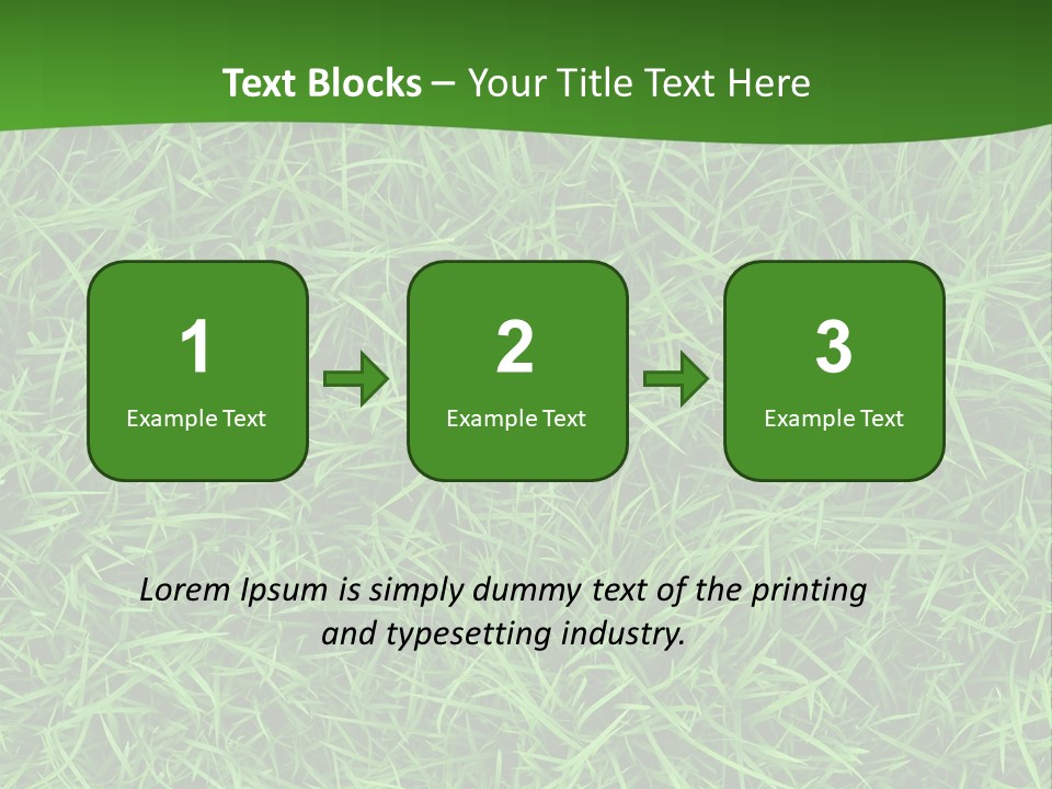 Turf Environment Green PowerPoint Template