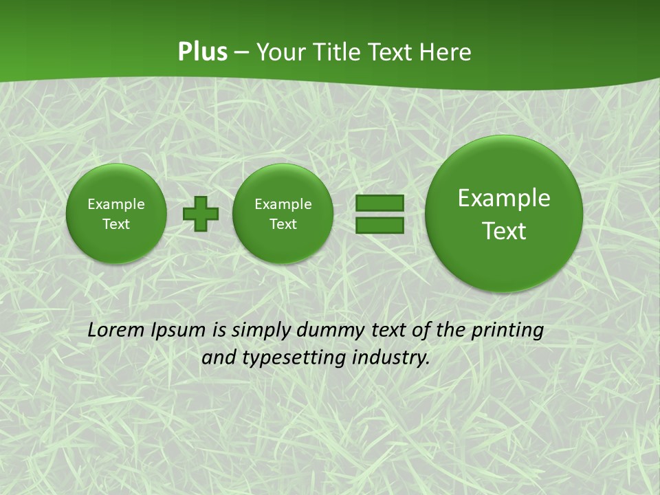 Turf Environment Green PowerPoint Template