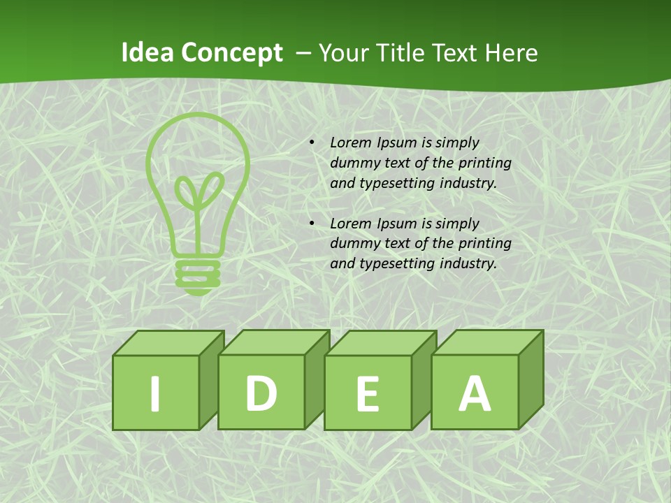 Turf Environment Green PowerPoint Template