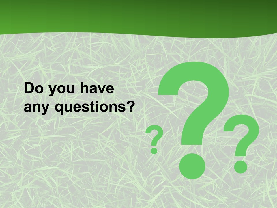 Turf Environment Green PowerPoint Template