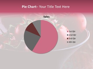 Ripe Fresh Vegetables Tomatoes PowerPoint Template