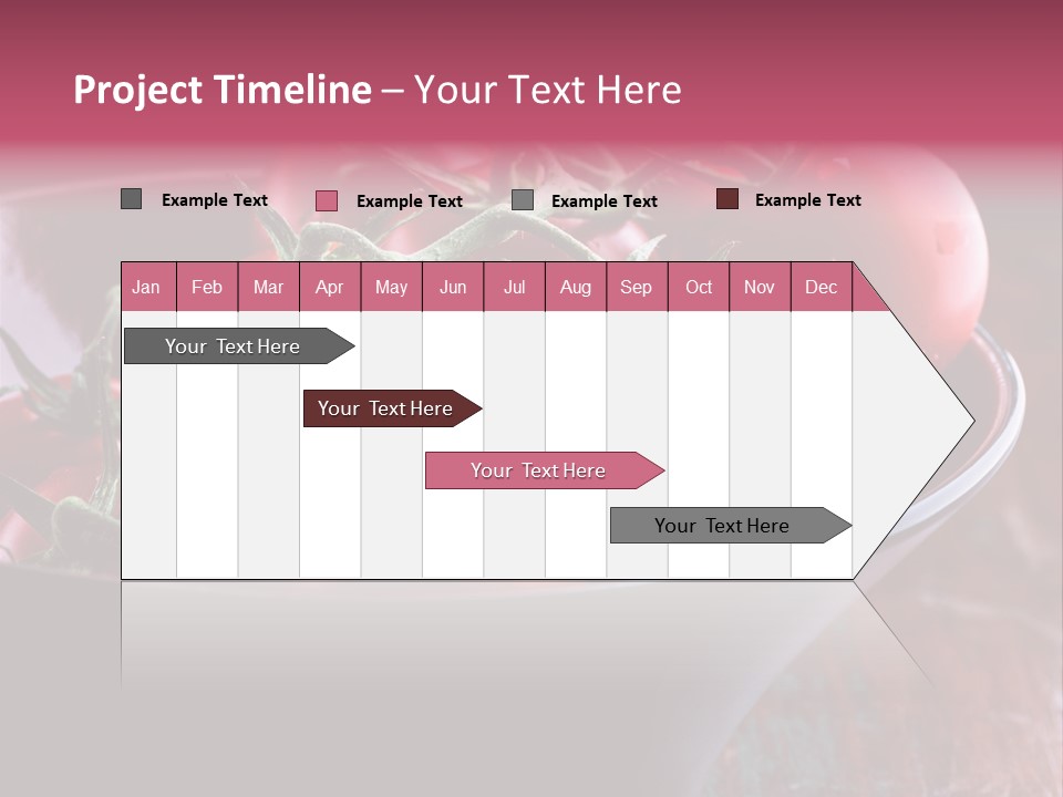 Ripe Fresh Vegetables Tomatoes PowerPoint Template