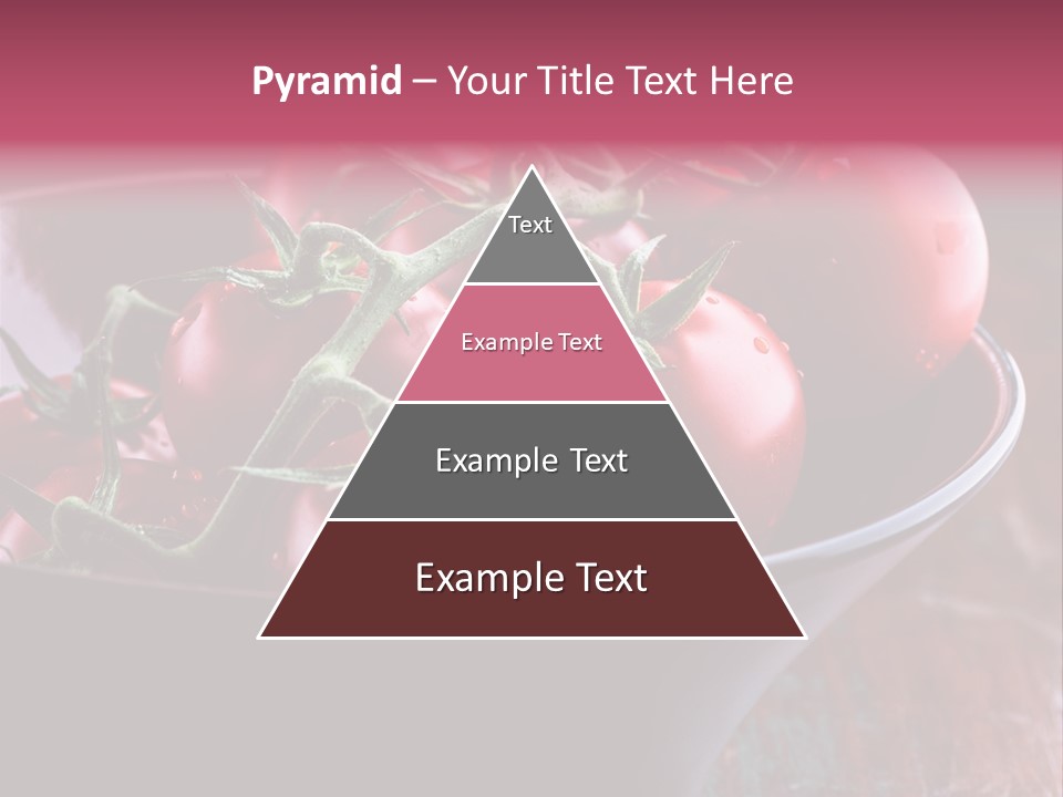 Ripe Fresh Vegetables Tomatoes PowerPoint Template