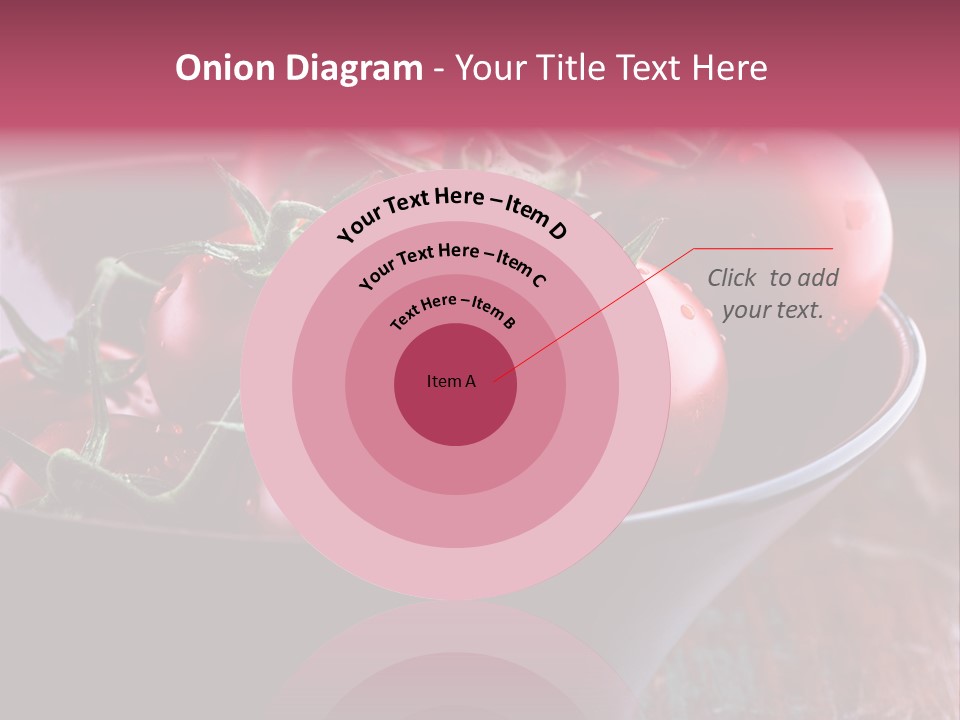 Ripe Fresh Vegetables Tomatoes PowerPoint Template