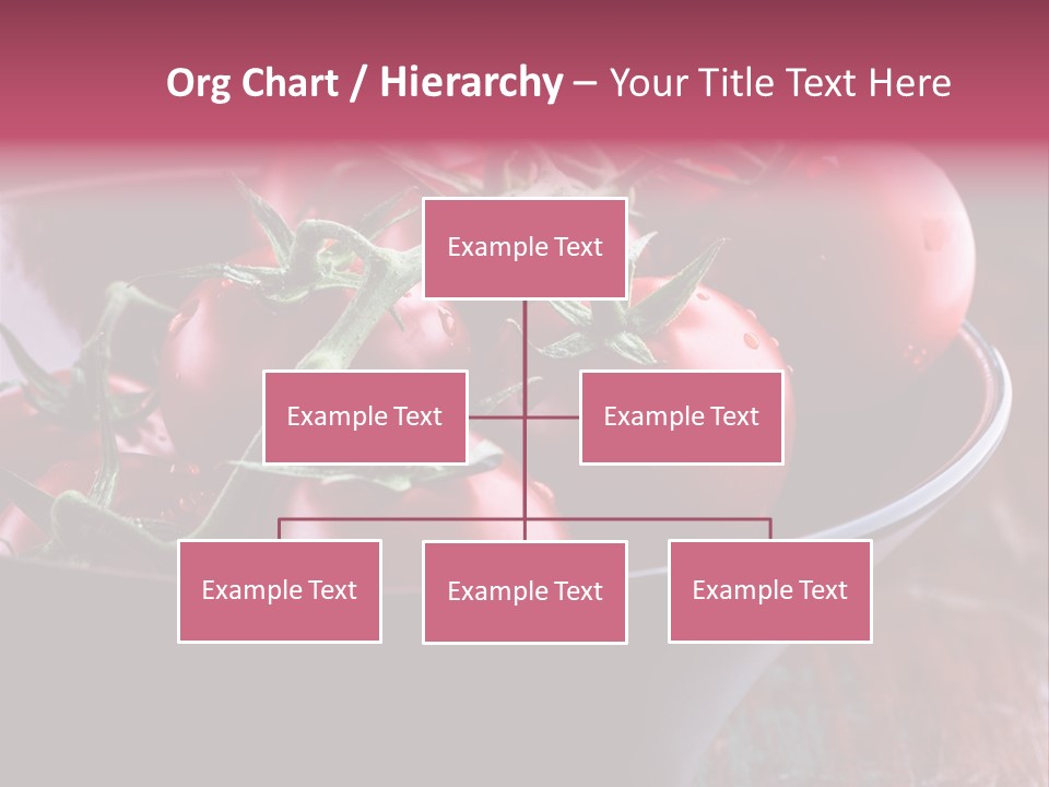 Ripe Fresh Vegetables Tomatoes PowerPoint Template