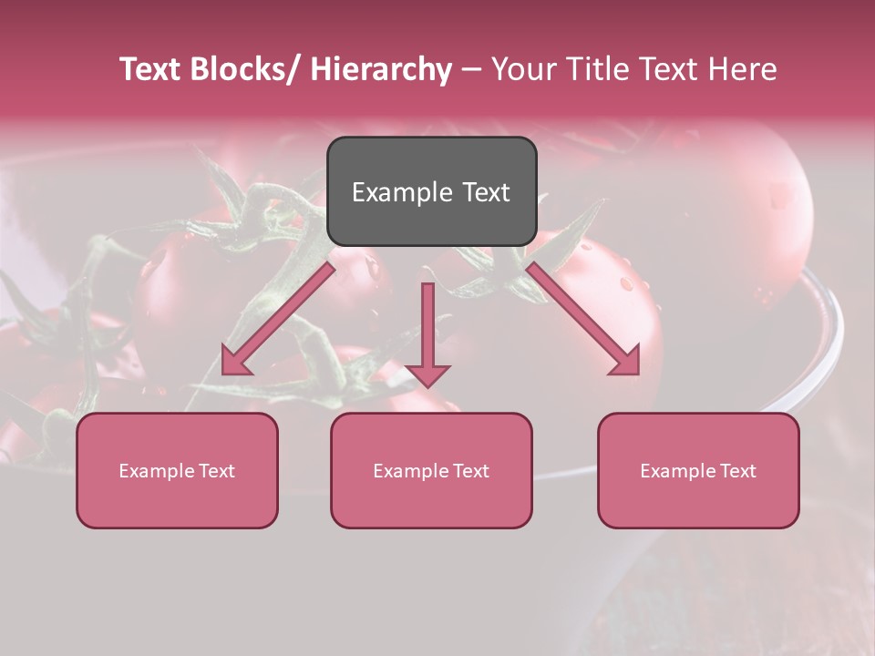 Ripe Fresh Vegetables Tomatoes PowerPoint Template