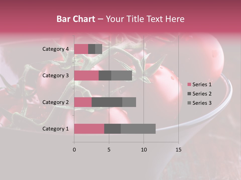 Ripe Fresh Vegetables Tomatoes PowerPoint Template