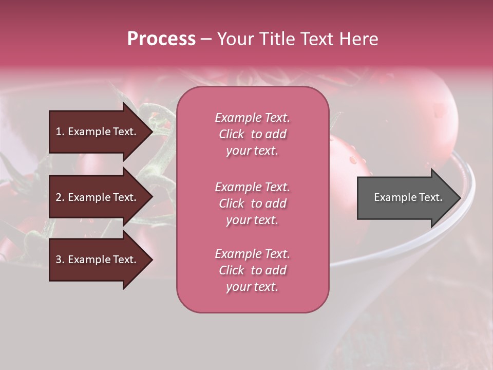 Ripe Fresh Vegetables Tomatoes PowerPoint Template