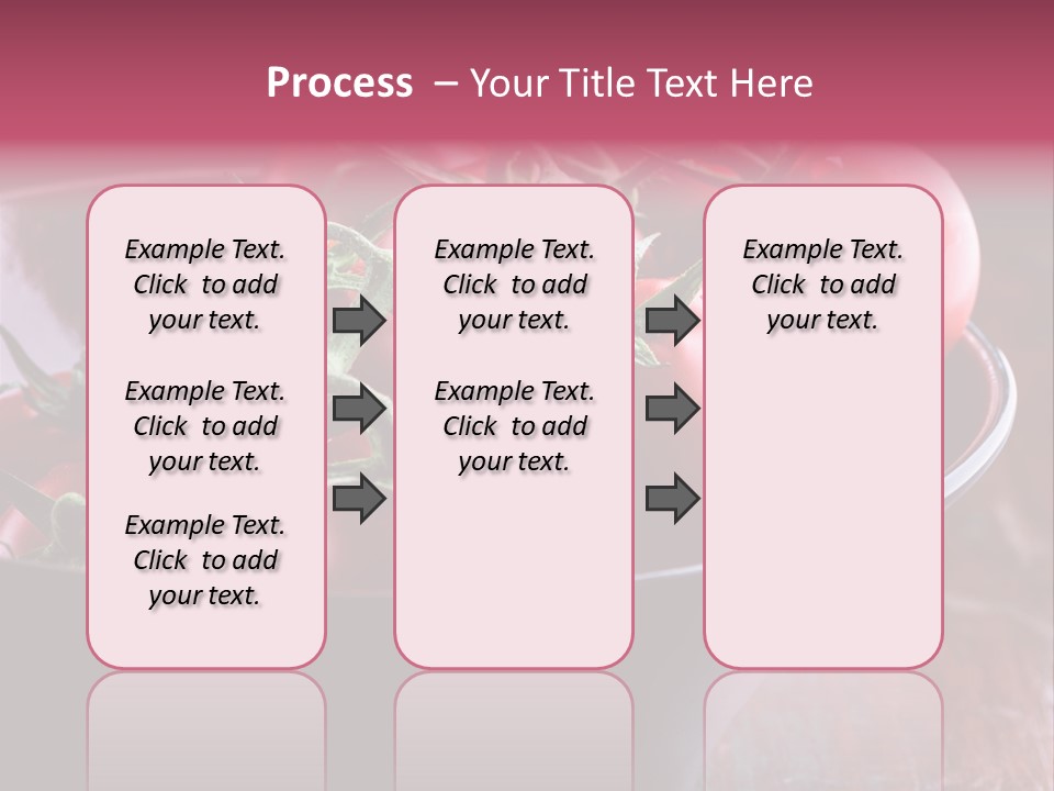 Ripe Fresh Vegetables Tomatoes PowerPoint Template