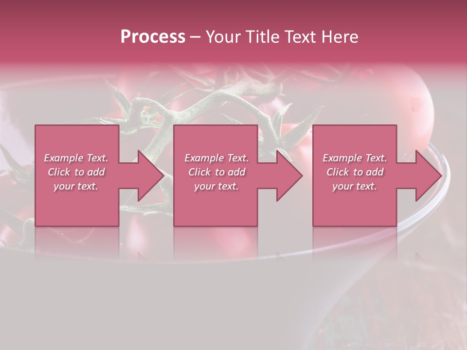Ripe Fresh Vegetables Tomatoes PowerPoint Template