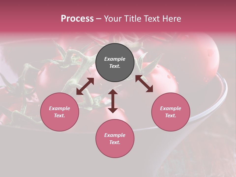Ripe Fresh Vegetables Tomatoes PowerPoint Template