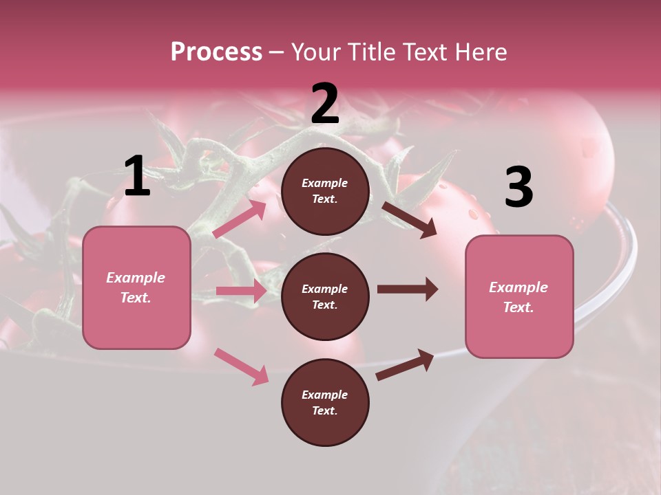 Ripe Fresh Vegetables Tomatoes PowerPoint Template