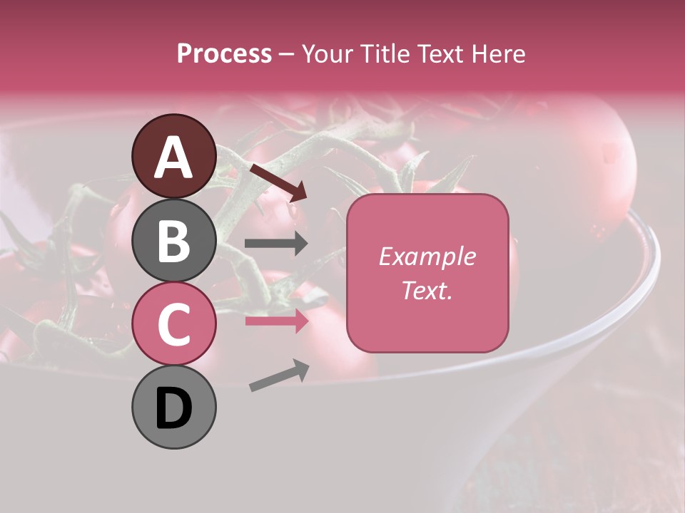 Ripe Fresh Vegetables Tomatoes PowerPoint Template