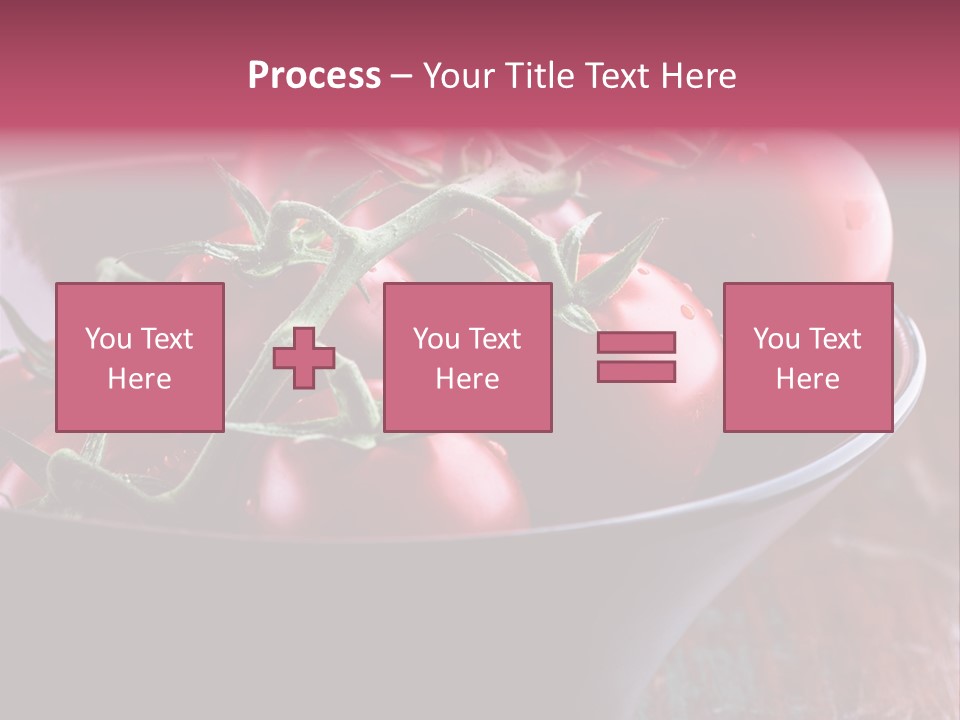 Ripe Fresh Vegetables Tomatoes PowerPoint Template