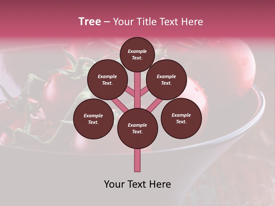 Ripe Fresh Vegetables Tomatoes PowerPoint Template