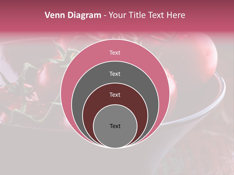 Ripe Fresh Vegetables Tomatoes PowerPoint Template
