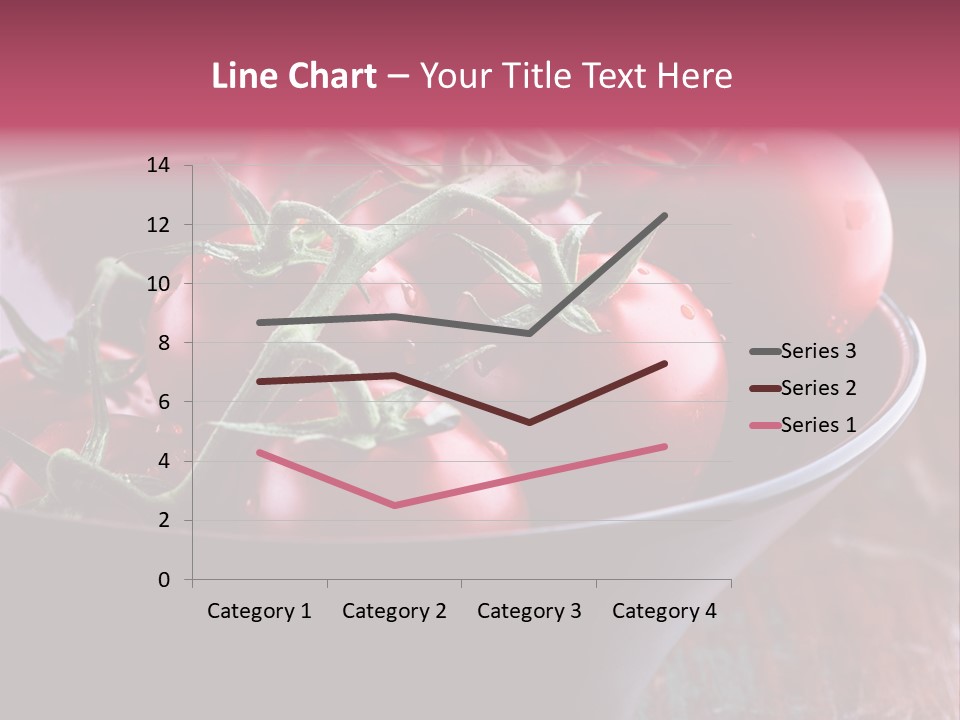 Ripe Fresh Vegetables Tomatoes PowerPoint Template