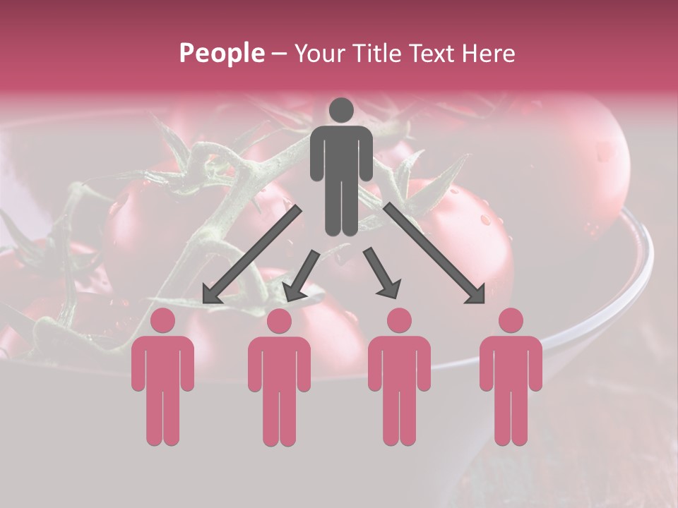 Ripe Fresh Vegetables Tomatoes PowerPoint Template