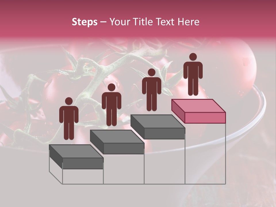 Ripe Fresh Vegetables Tomatoes PowerPoint Template