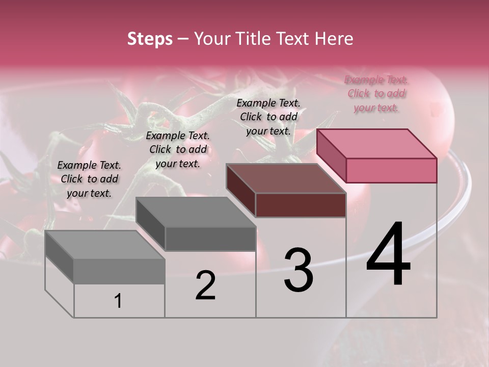 Ripe Fresh Vegetables Tomatoes PowerPoint Template