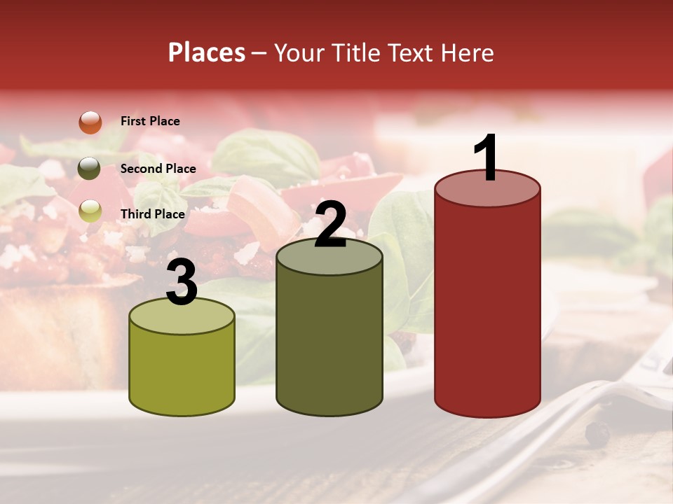 Studio Shot Sauce Baguette PowerPoint Template