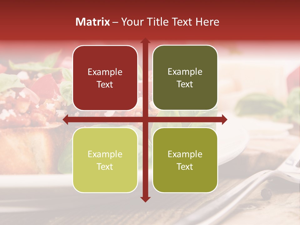 Studio Shot Sauce Baguette PowerPoint Template