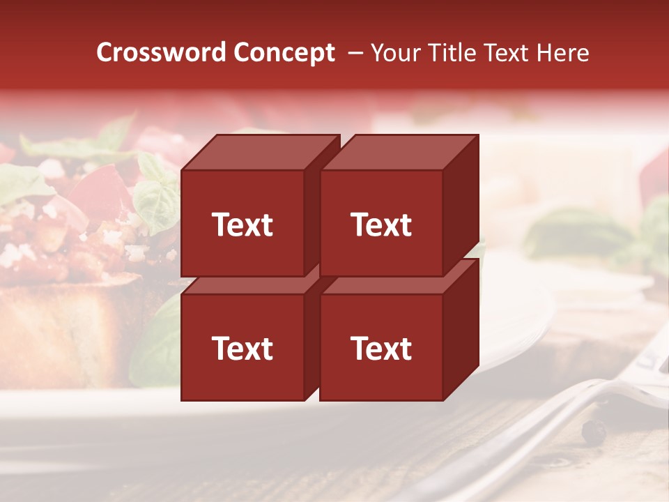 Studio Shot Sauce Baguette PowerPoint Template