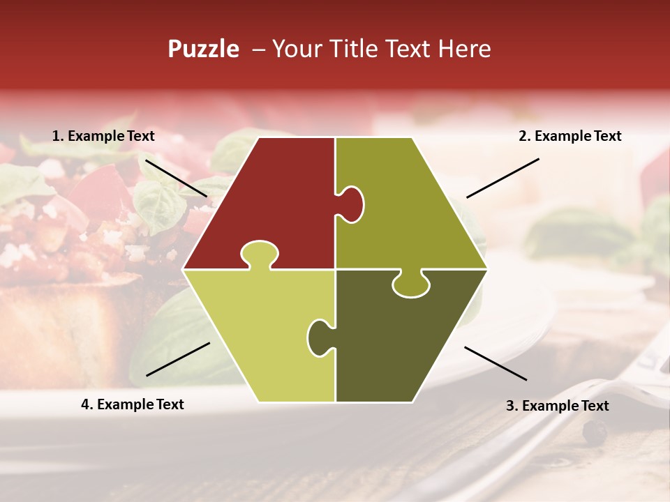 Studio Shot Sauce Baguette PowerPoint Template