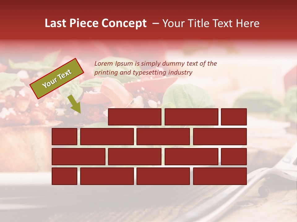 Studio Shot Sauce Baguette PowerPoint Template