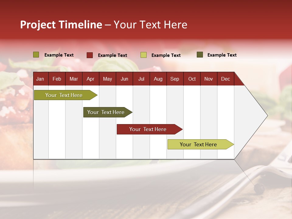 Studio Shot Sauce Baguette PowerPoint Template